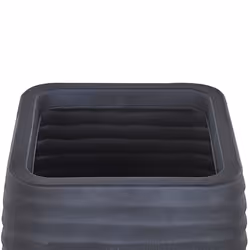 Plant Pot PARIKIA Synthetic Material 28 cm Black - Additional view 5