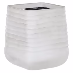 Plant Pot PARIKIA Synthetic Material 38 cm Off-White