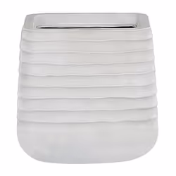 Plant Pot PARIKIA Synthetic Material 28 cm Off-White