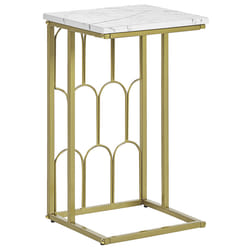 Side Table PANDALE White Marble