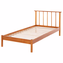 Wooden EU Single Size Bed Light BARRET
