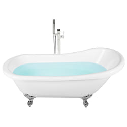 Freestanding Bathtub CAYMAN 1530 x 770 mm White