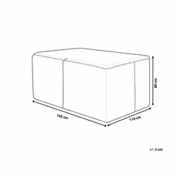 Garden Furniture Cover 145 x 110 x 80 cm CHUVA
