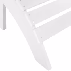Garden Footstool ADIRONDACK White