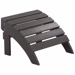 Garden Footstool ADIRONDACK Dark Grey