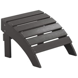 Garden Footstool ADIRONDACK Dark Grey