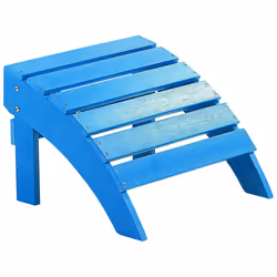 Garden Footstool ADIRONDACK Blue