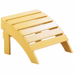 Garden Footstool ADIRONDACK Yellow