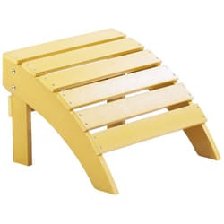 Garden Footstool ADIRONDACK Yellow