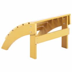 Garden Footstool ADIRONDACK Yellow