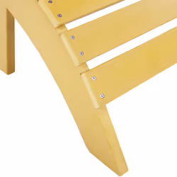 Garden Footstool ADIRONDACK Yellow