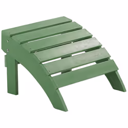 Garden Footstool ADIRONDACK Green