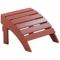 Garden Footstool ADIRONDACK Red