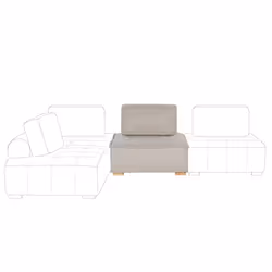 Chair Module TIBRO Fabric Light Beige