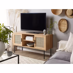 TV Stand PASCO Rattan Light Brown - Additional view 3