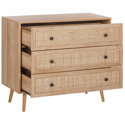 3 Drawer Chest PONCA Light Brown