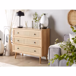 3 Drawer Chest PONCA Light Brown - Additional view 4