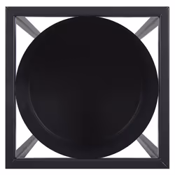Elevated Plant Pot IDRA Metal 15 cm Black