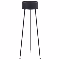 Plant Stand LEIKA Metal 33 cm Black