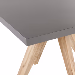 Garden Dining Set with Stools 4 Seater OLBIA Concrete Grey