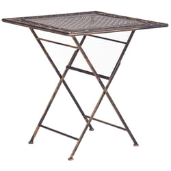 Bistro Table BORMIO 70 cm 70 cm Metal Black