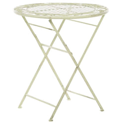 Bistro Table BIVIO 70 cm 70 cm Metal Light Green