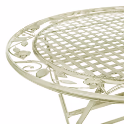 Bistro Table BIVIO 70 cm 70 cm Metal Light Green