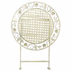 Bistro Table BIVIO 70 cm 70 cm Metal Light Green - Additional view 5
