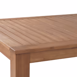 Garden Dining Set with Benches 6 Seater MONSANO Eucalyptus Wood Brown - Additional view 5