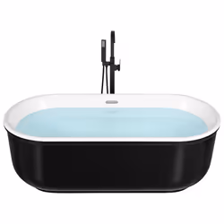 Freestanding Bathtub PINEL 1700 x 800 mm Black