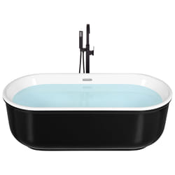 Freestanding Bathtub PINEL 1700 x 800 mm Black
