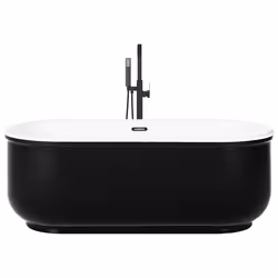 Freestanding Bathtub PINEL 1700 x 800 mm Black
