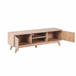 TV Stand PRESCOT Light Brown