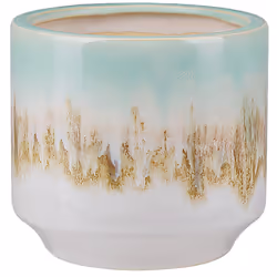Flower Vase CYME Stoneware 15 cm Mint Green