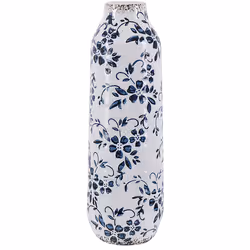 Flower Vase MULAI Stoneware 30 cm White