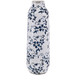 Flower Vase MULAI Stoneware 30 cm White