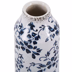 Flower Vase MULAI Stoneware 30 cm White