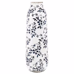 Flower Vase MULAI Stoneware 35 cm White