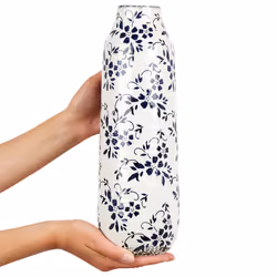 Flower Vase MULAI Stoneware 35 cm White