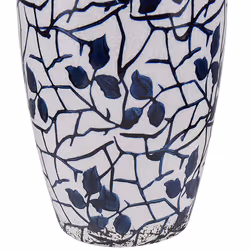 Flower Vase MUTILENE Stoneware 25 cm White