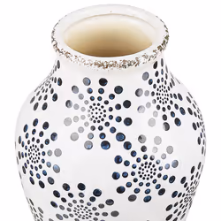 Flower Vase NEMEA Stoneware 25 cm White