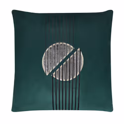 Set of 2 Velvet Cushions 45 x 45 cm Green CEROPEGIA