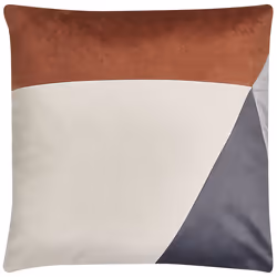 Set of 2 Decorative Cushions CAMPSIS Velvet 45 x 45 cm Multicolour Geometric Pattern