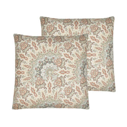 Set of 2 Cushions Abstract Pattern 45 x 45 cm Multicolour VRIESEA