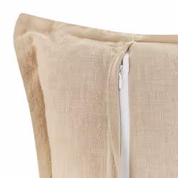 Set of 2 Cushions 45 x 45 cm Beige GUZMANIA - Additional view 4