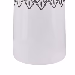 Flower Vase AMISOS Stoneware 25 cm White