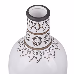 Flower Vase ANKON Stoneware 25 cm White