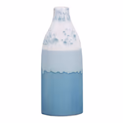 Flower Vase CALLIPOLIS Stoneware 30 cm Blue