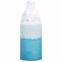 Flower Vase CALLIPOLIS Stoneware 35 cm Blue