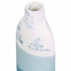 Flower Vase CALLIPOLIS Stoneware 35 cm Blue